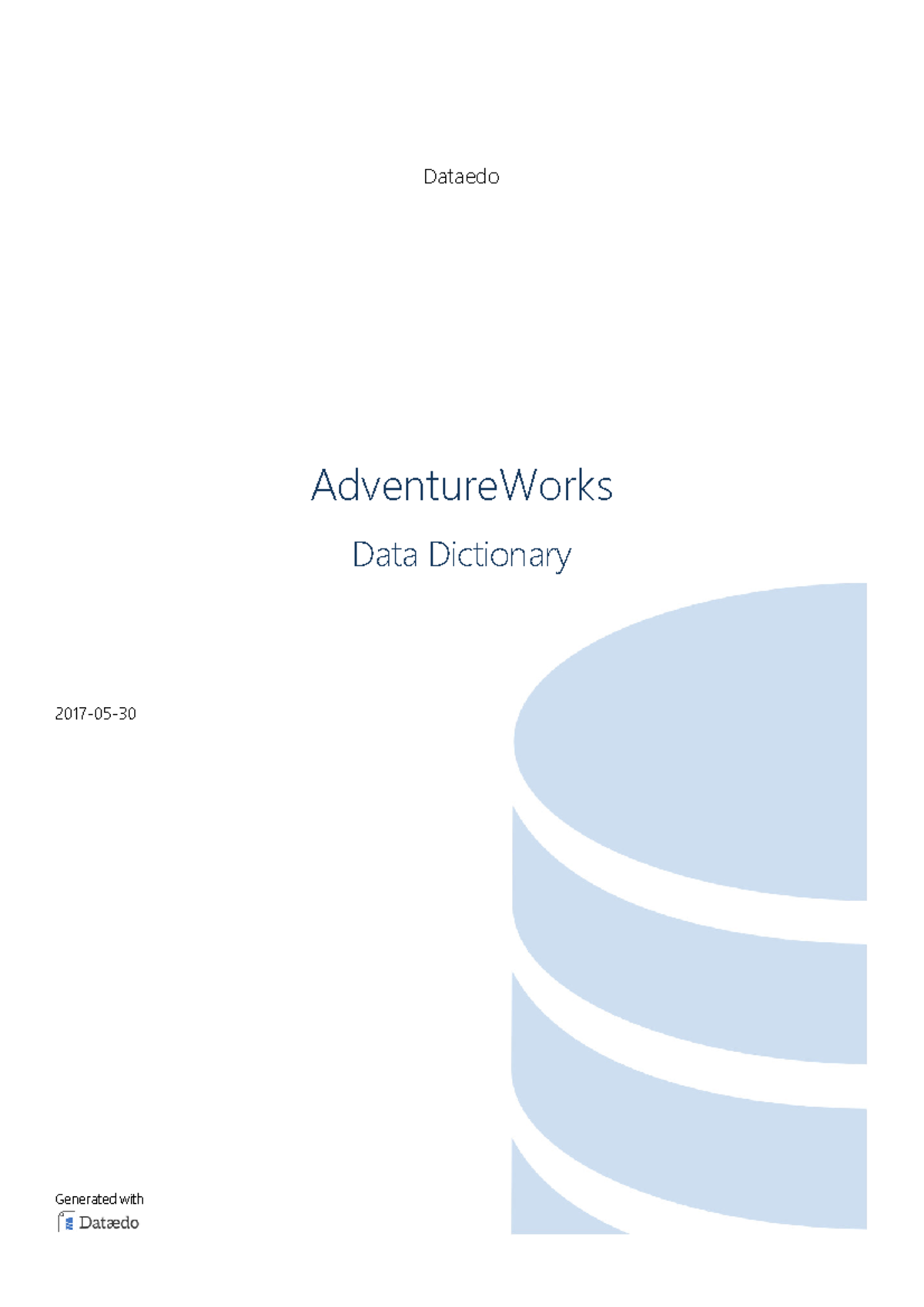 Adventure Works Database Data Dictionary (Dataedo) - Studocu