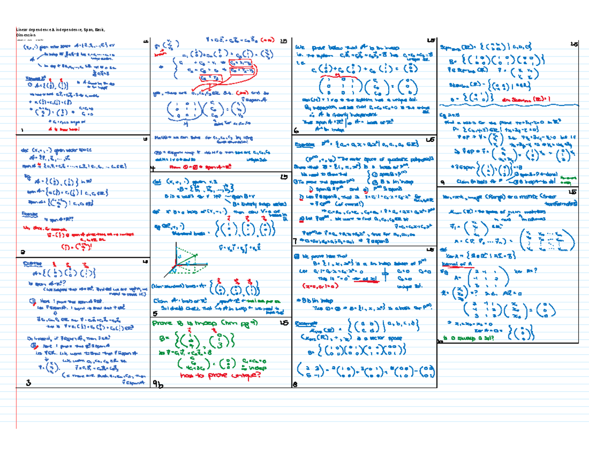 Lecture 5 - Linear Algebra: Concepts & Challenges in Math Analysis ...