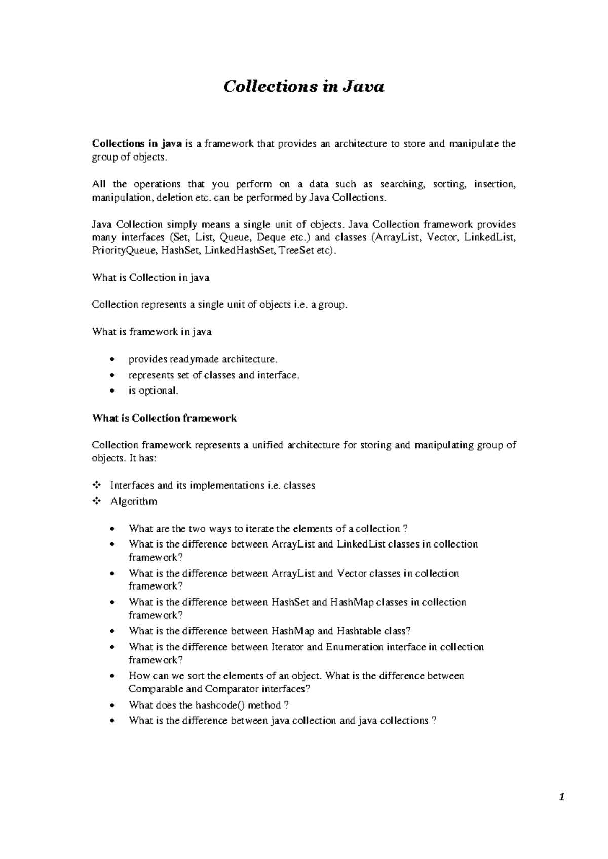 421944053-JAVA-Collection-Framework - Collections in Java Collections ...