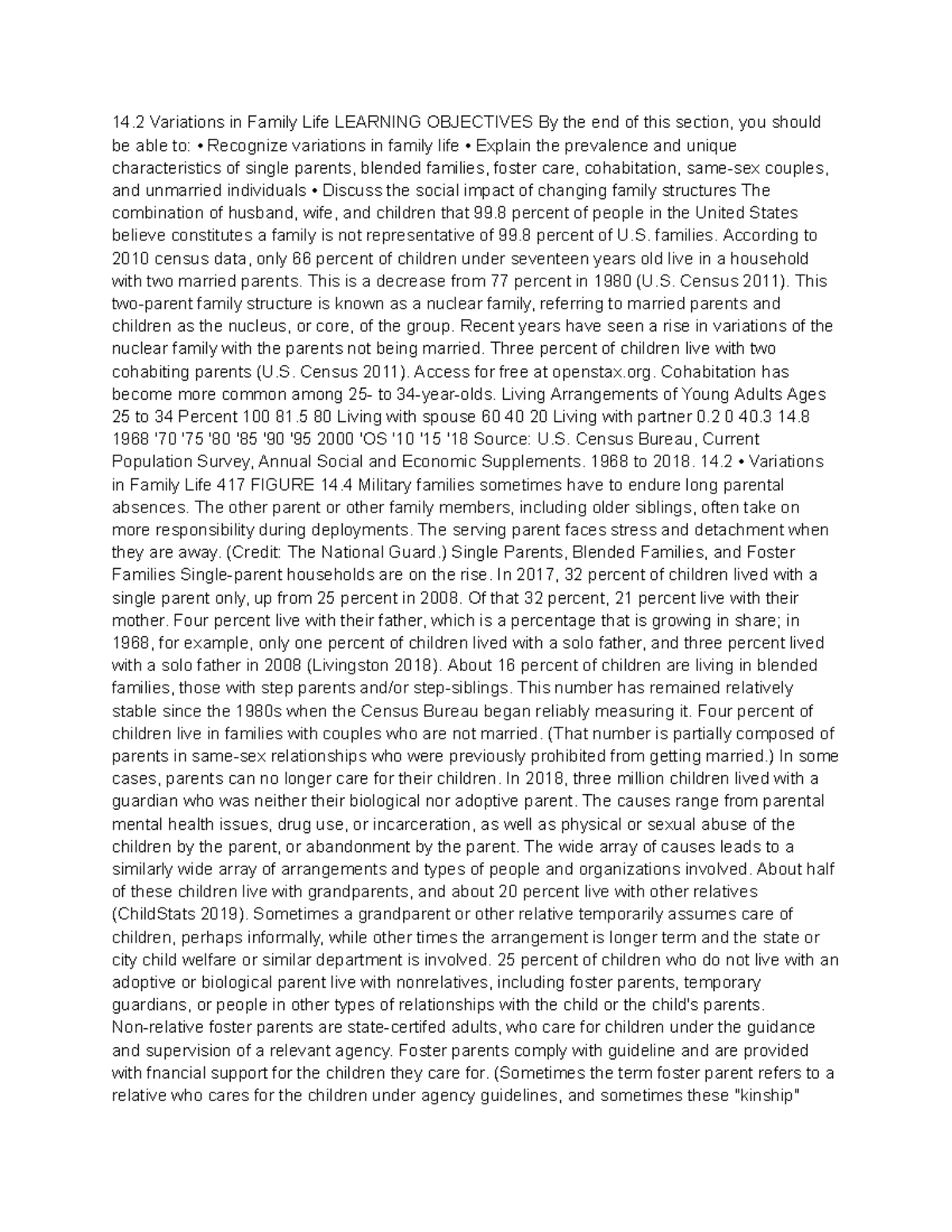 14.2 Variations in Family Life: Structures and Dynamics in Modern ...