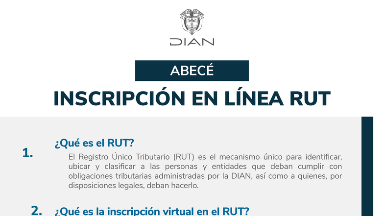 Guía Completa para la Inscripción Virtual en el RUT - Studocu