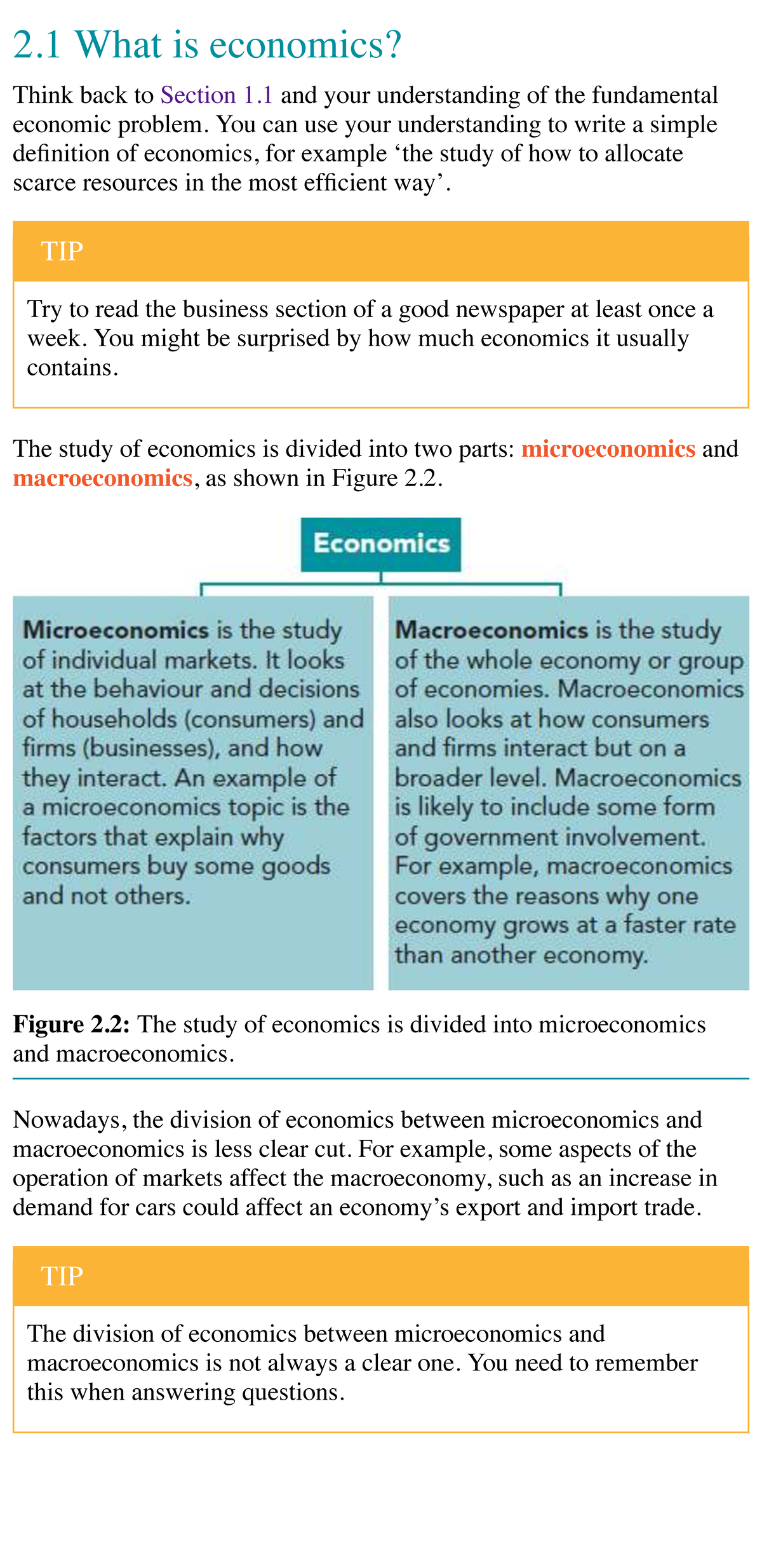 Economics Overview: Micro vs. Macro (New Coursebook – Part 10) - Studocu