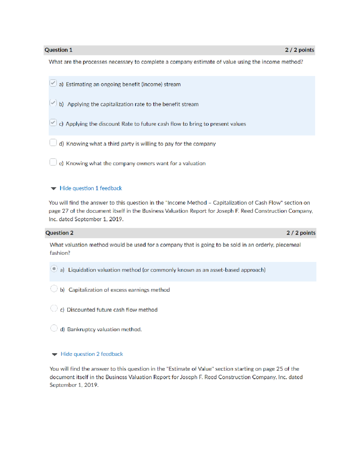 6-1 Quiz - Module 6 Assessment Questions and Answers - Studocu