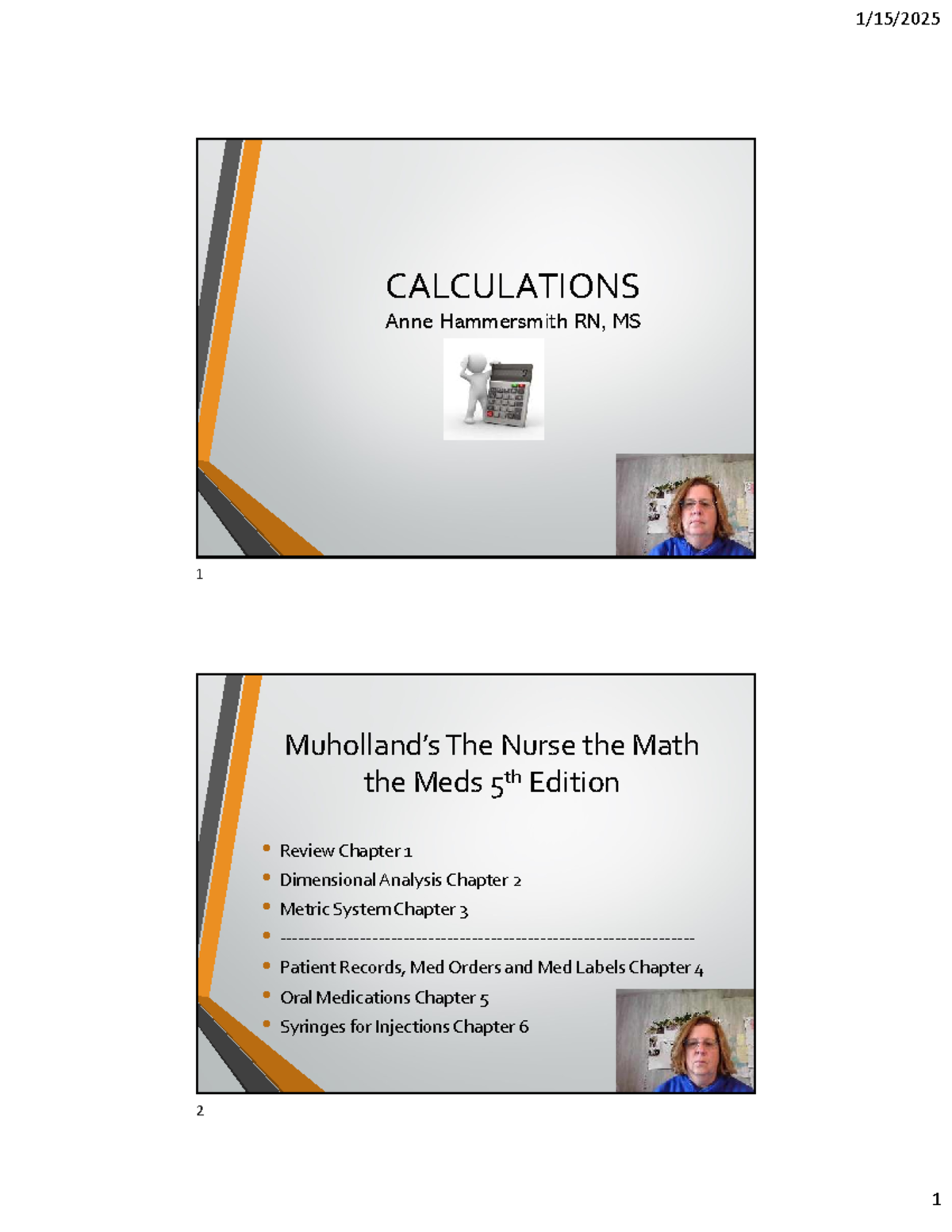 Nursing Calculations: Dimensional Analysis, Dosage, and Rounding Rules ...