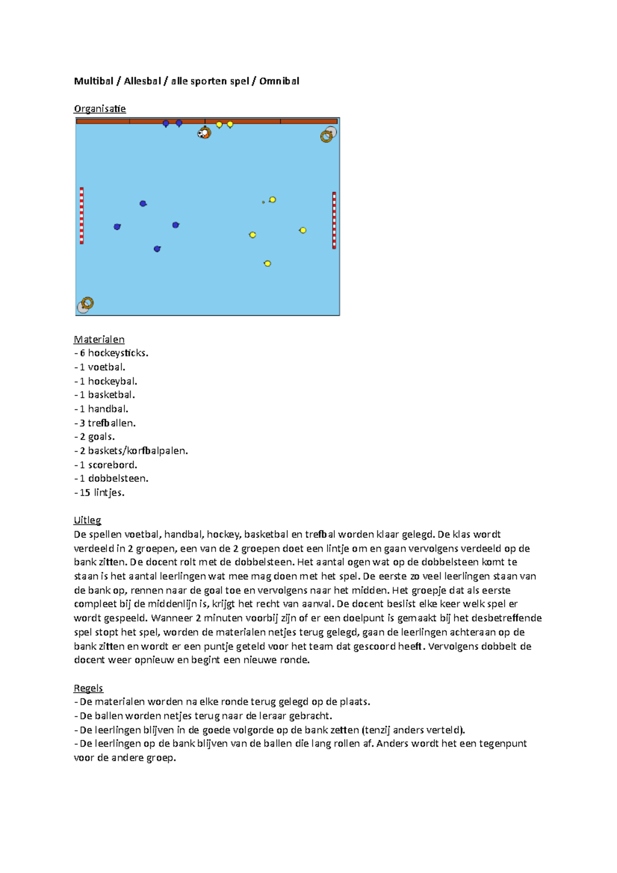 Multibal - Spel voor Alle Groepen en Sporten Activiteiten - Studeersnel