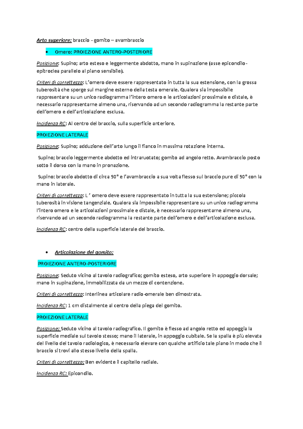 rx ginocchio in 2 proiezioni
