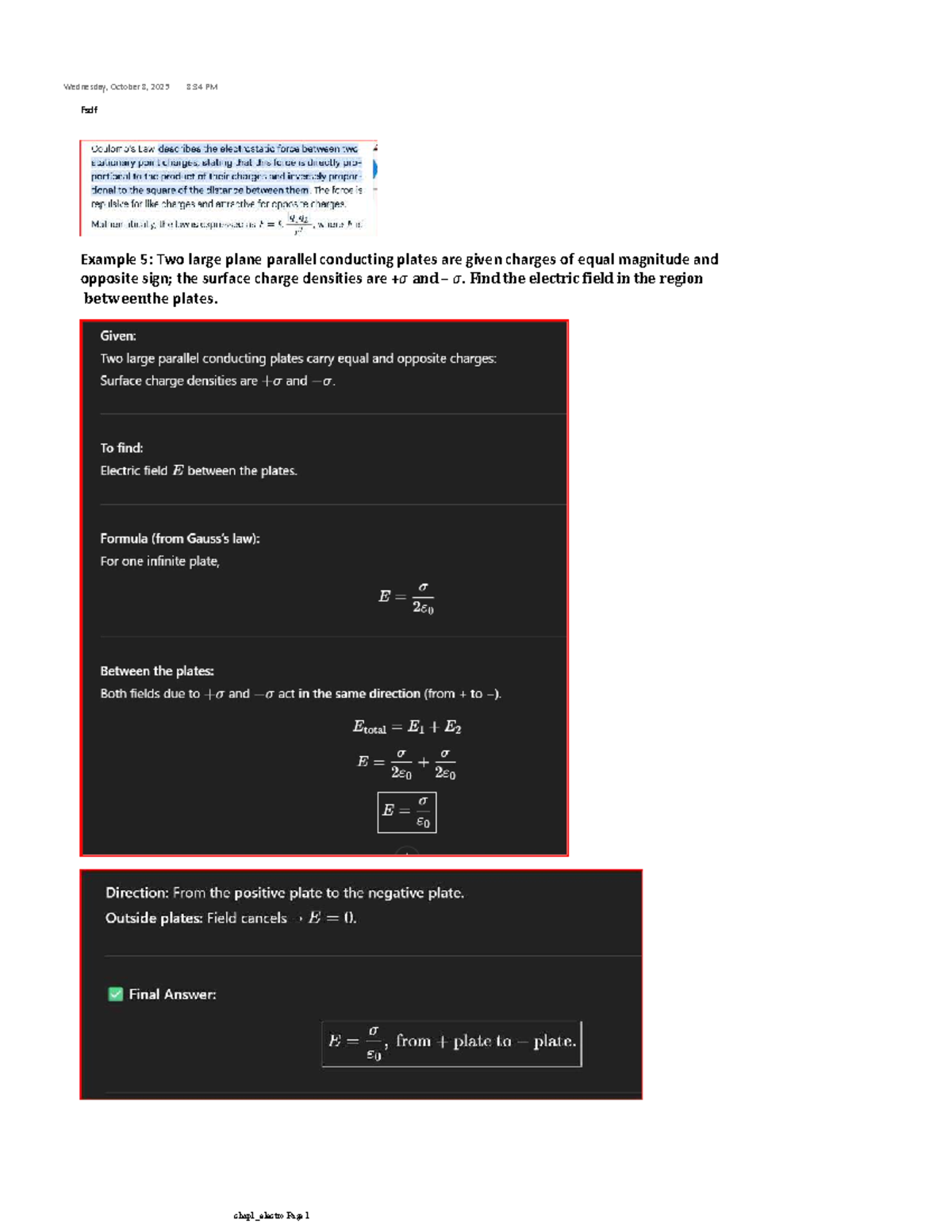 Chap 1 solve - solution of some questions related to the electrostatic ...