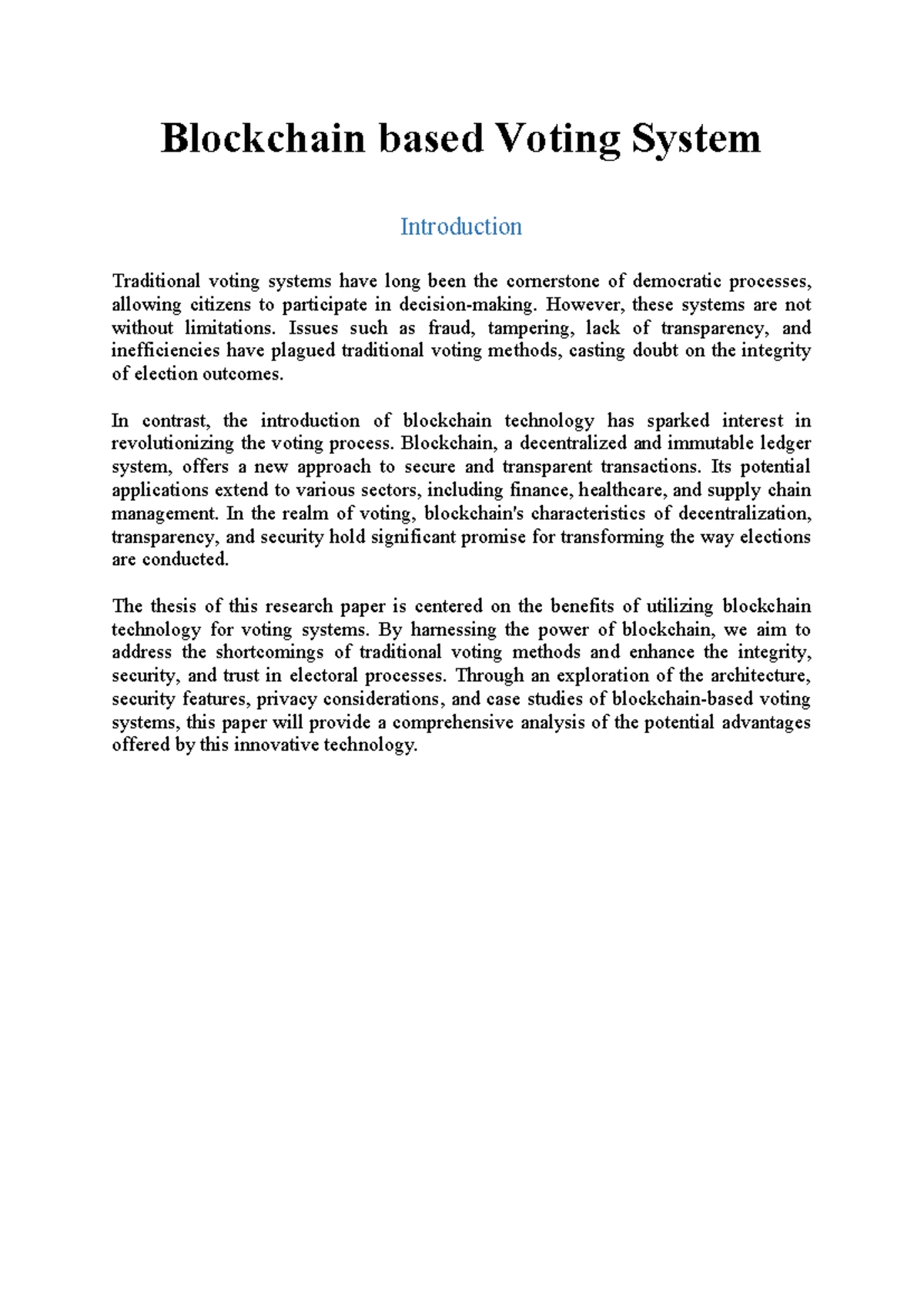 HyperVote Project Synopsis (0221CS084, 0221CS060, 0221CS144 ...