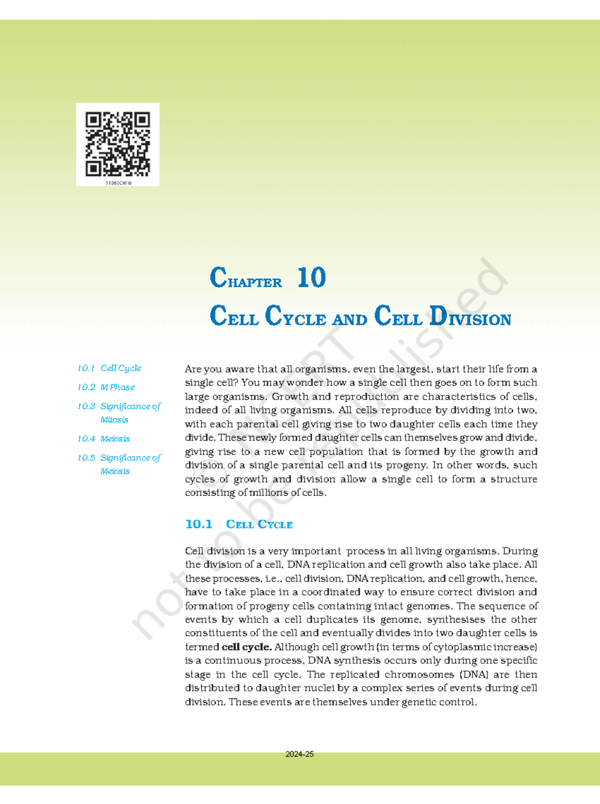 120 BIOLOGY CHAPTER 10 CELL CYCLE AND CELL DIVISION: Mitosis & Meiosis ...