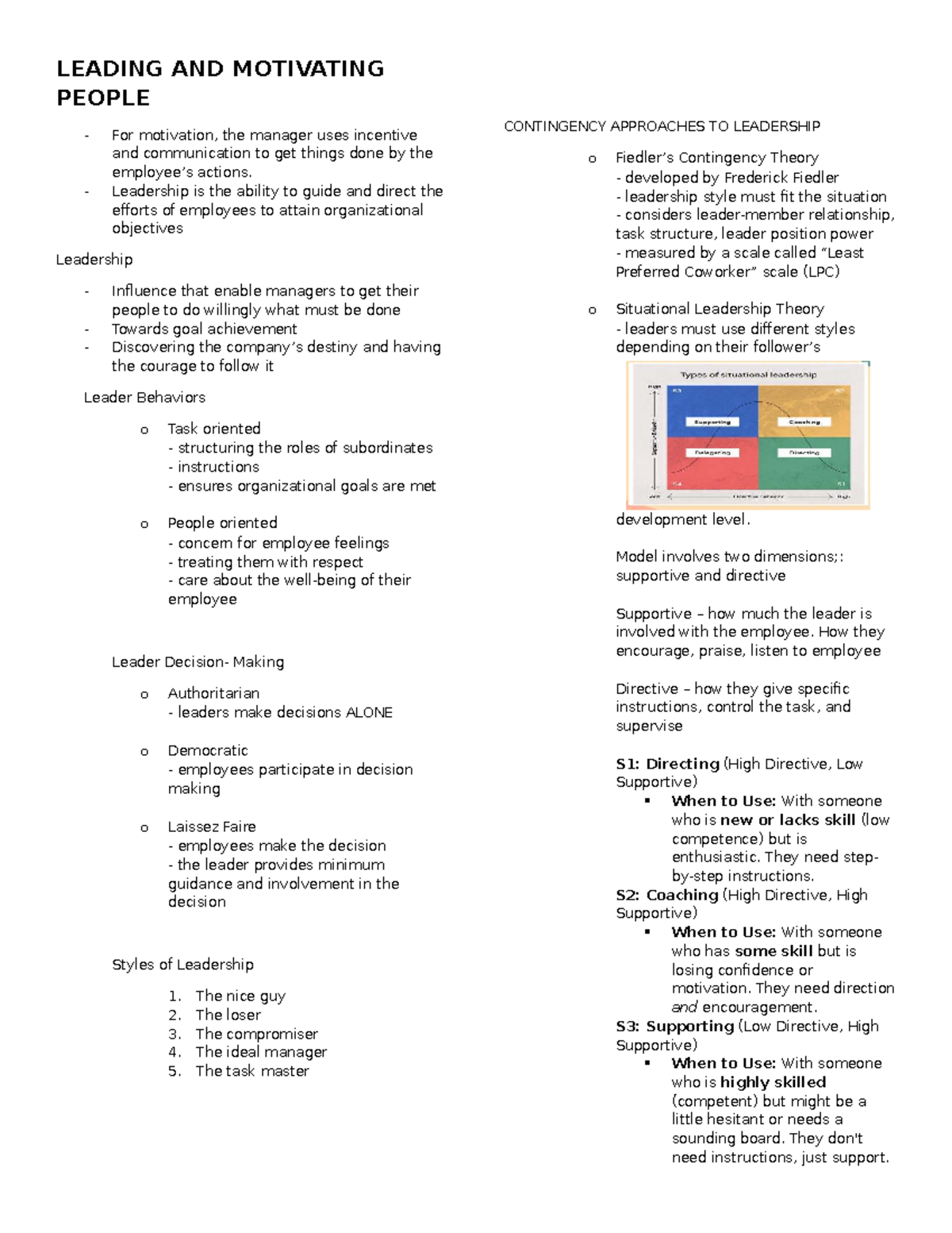 ENGM 401: Finals Reviewer for Engineering Management - Studocu