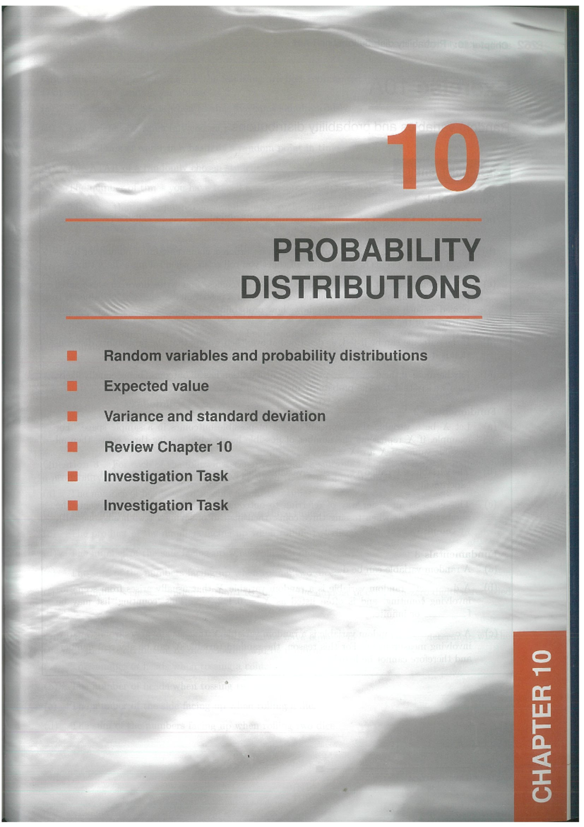 Chapter 10: Probability Distributions and Random Variables - Studocu