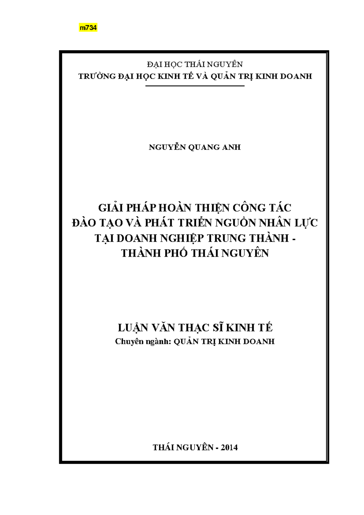 Giải Pháp Hoàn Thiện Đào Tạo & Phát Triển Nguồn Nhân Lực Tại DN Trung ...