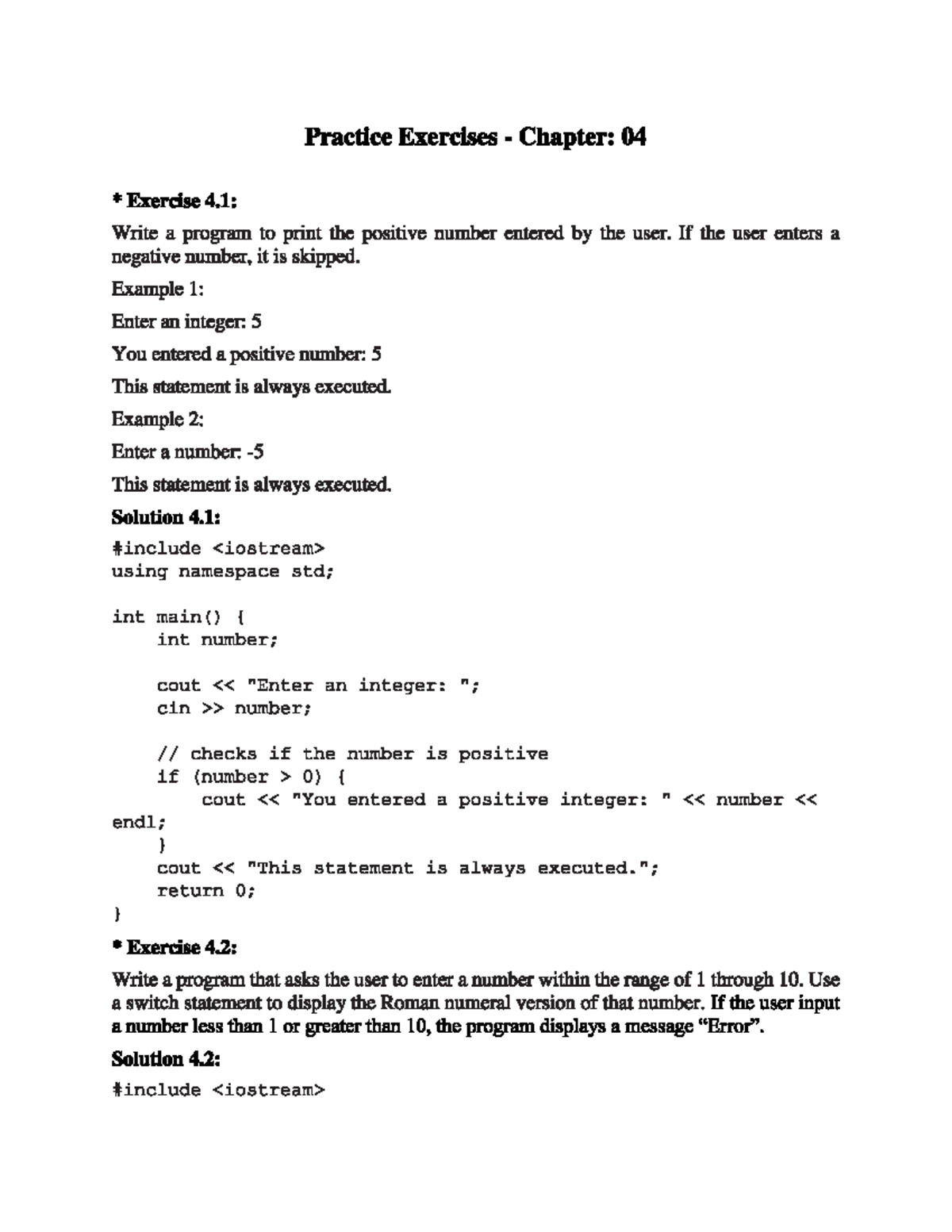 Chapter 4 Practice Exercises Cpp Anti Copy - Trường Đại học Công nghệ ...