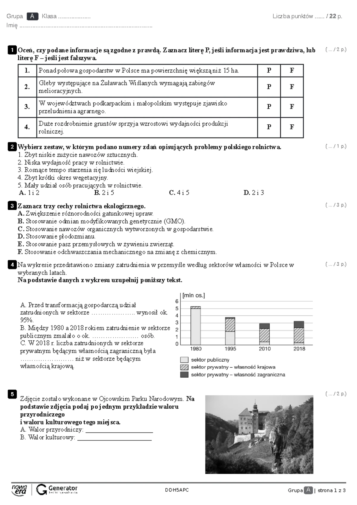 Sprawdzian Przedsiębiorczości Nowa Era Dział 2 www.studocu.com