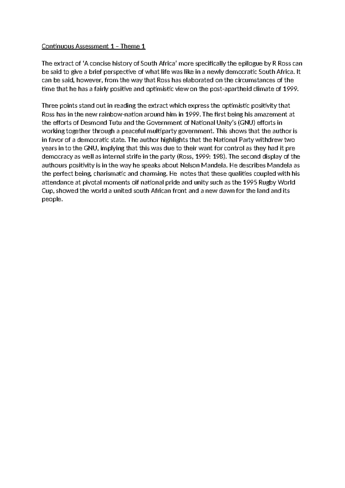 Continuous Assessment 10: Patterns and Sequences Solutions - Studocu