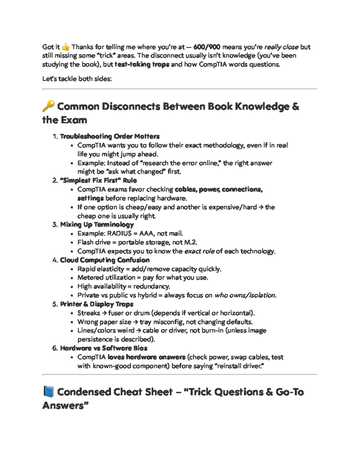 CompTIA A+ Exam Prep: Key Concepts & Flashcards for Success - Studocu