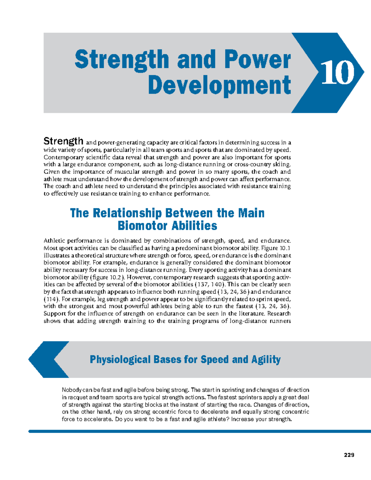 Strength and Power Development in Sports: Chapter 10 Insights - Studocu
