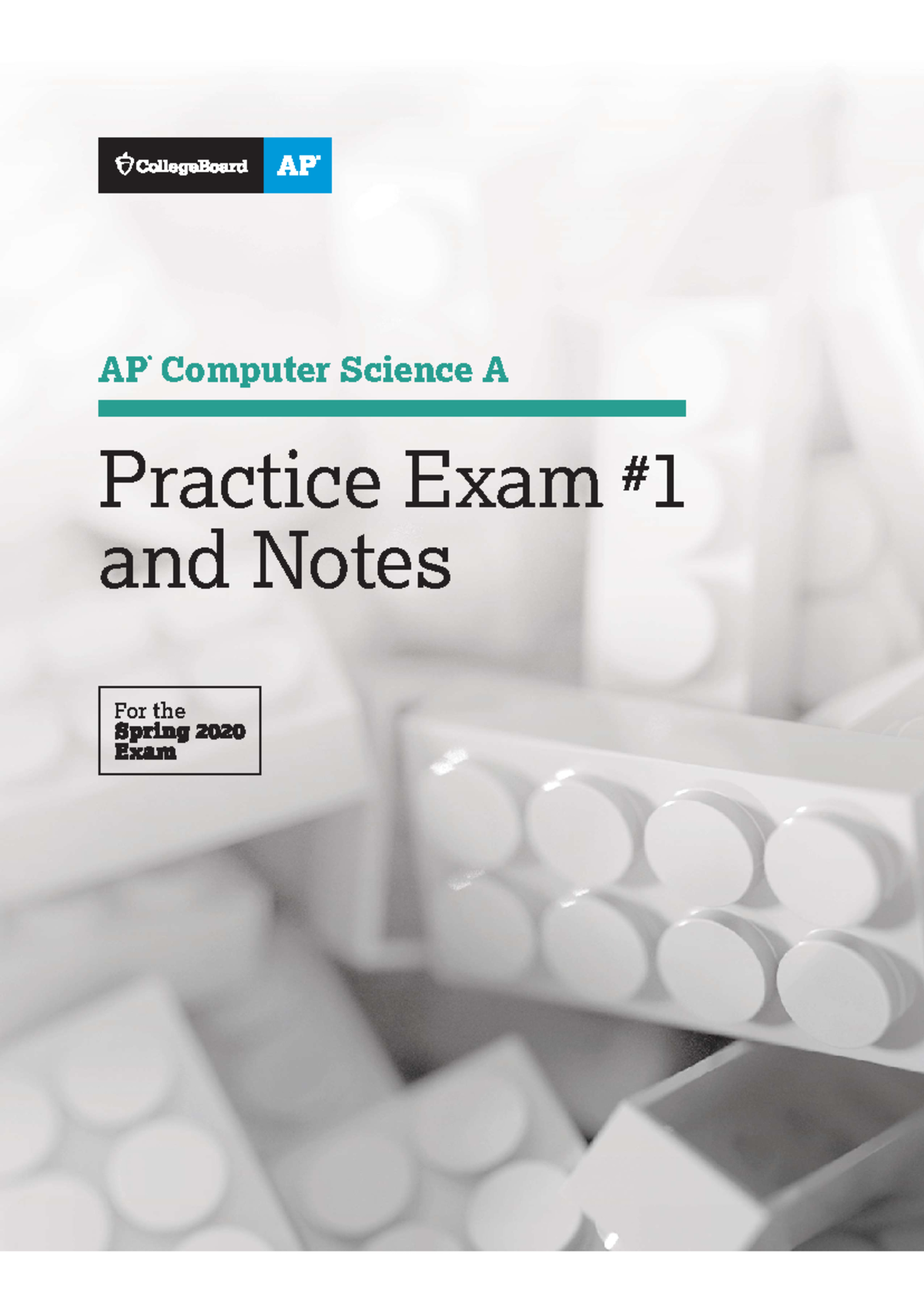 AP CS-A 2020 Practice Exam & Notes: Key Concepts Overview - Studocu