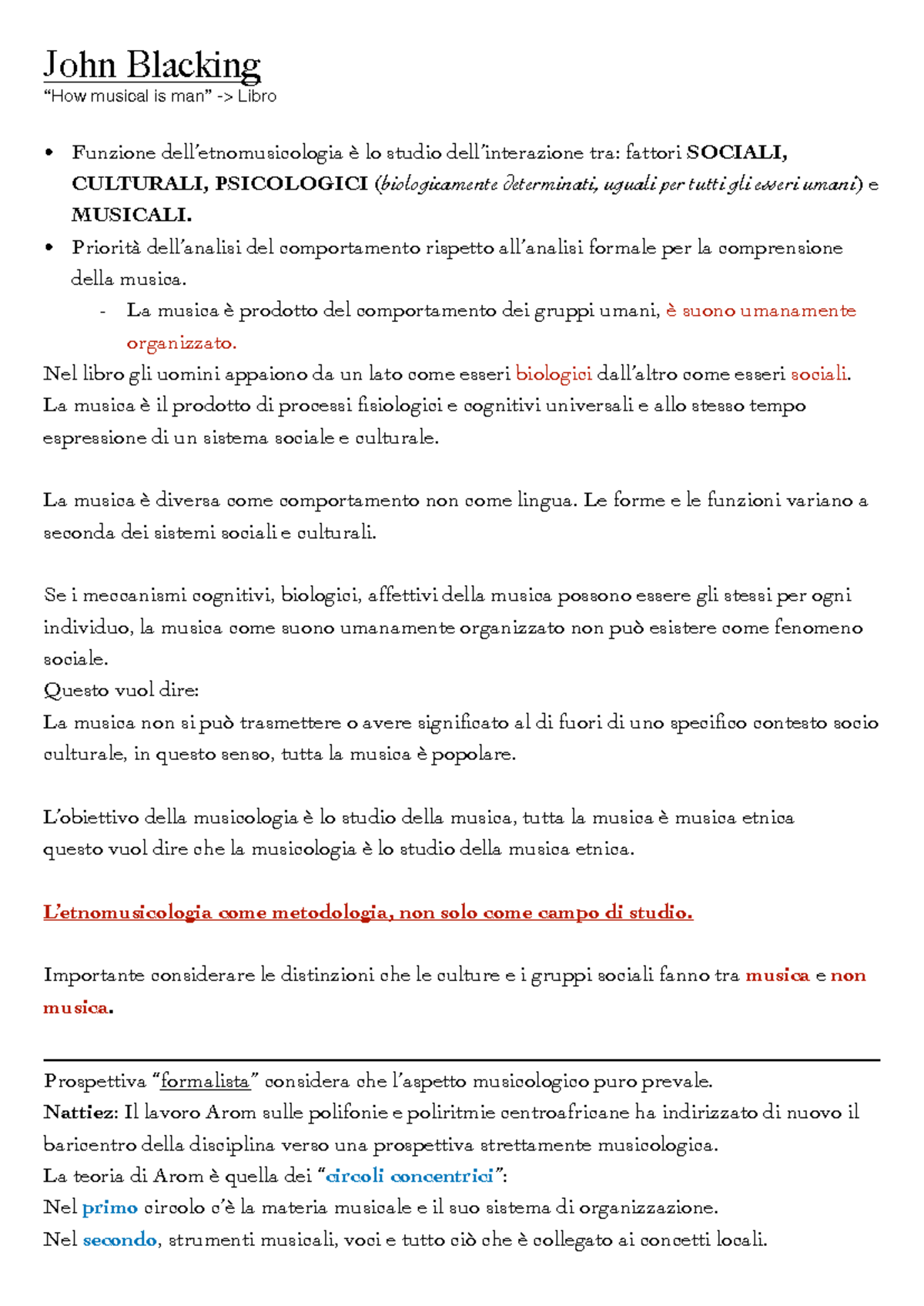 John Blacking - John Blacking “How musical is man” -> Libro Funzione ...