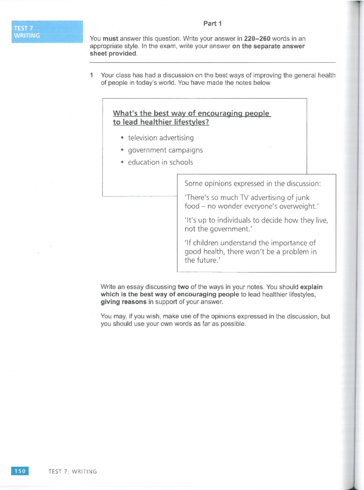 C1 Test 7 Writing Practice - Comprehensive Review - Studocu