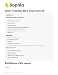 CS1005 - Sophia - Introduction to Web Development - Studocu