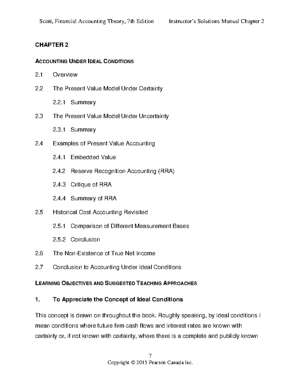 Chapter 2 Solutions for Financial Accounting Theory (7th Ed) - Studocu