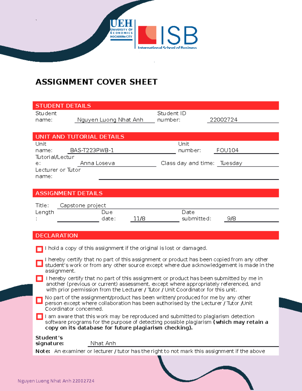 Capstone Project Overview - BAS-T223PWB-1 Assignments and Insights ...