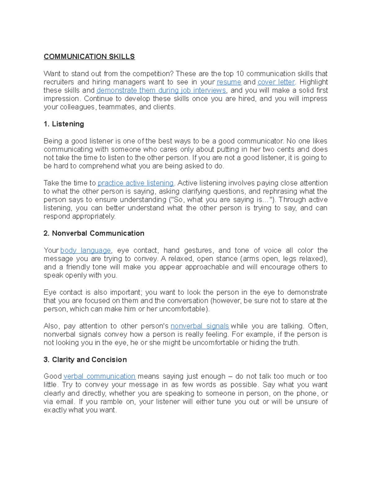 COMM B - Essential Communication Skills for Lawyers Notes - Studocu