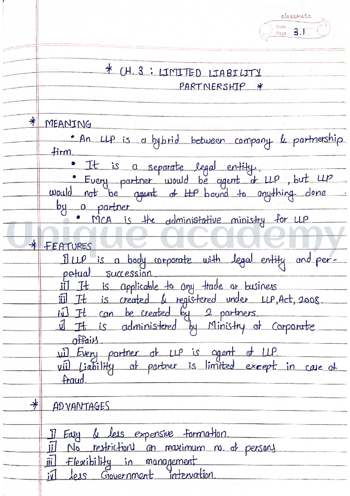 Sbill CH.3 handwritten notes - Managerial Economics - Studocu