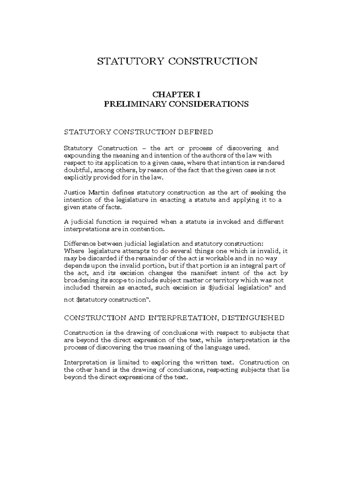 Statutory Contruction (Diaz) Compressed - STATUTORY CONSTRUCTION ...