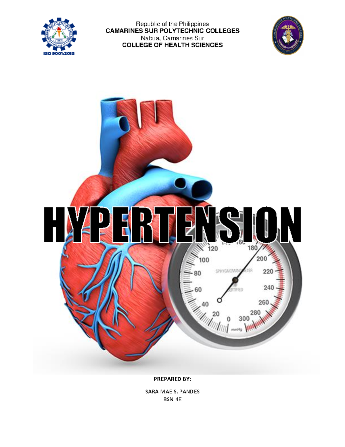 Case Study on Hypertension: Understanding Causes and Management (BSN 4E ...