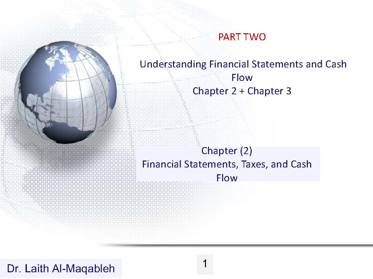 Ch 2 Financial Statements & Cash Flow: Key Concepts & Skills - Studocu
