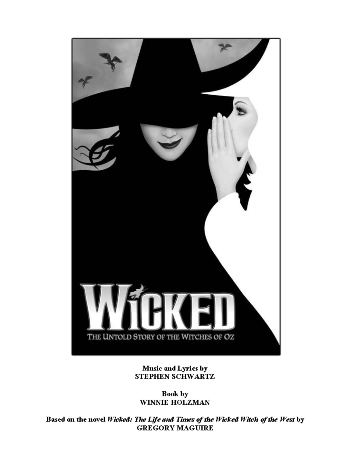 Wicked: The Musical Script - Characters, Songs, and Scenes Overview ...