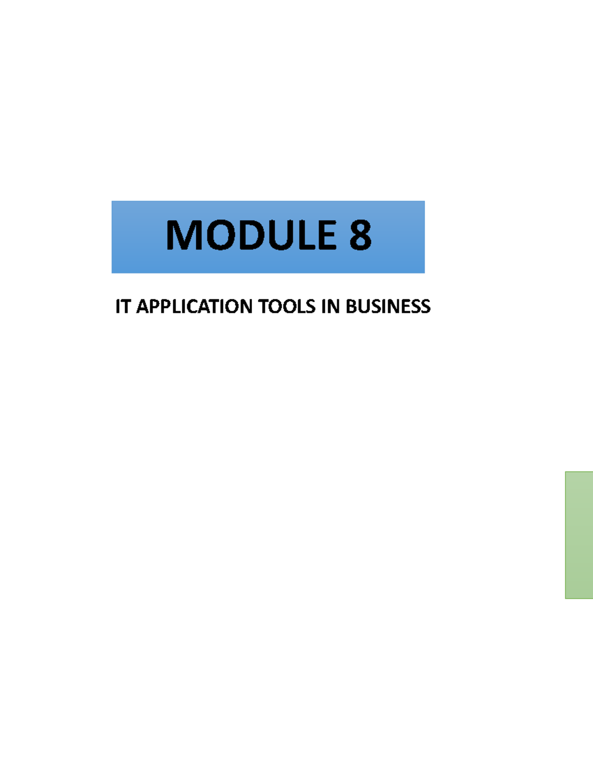 Activity 1 - MS Word Exercises Lecture Notes 4-7 and More - Studocu