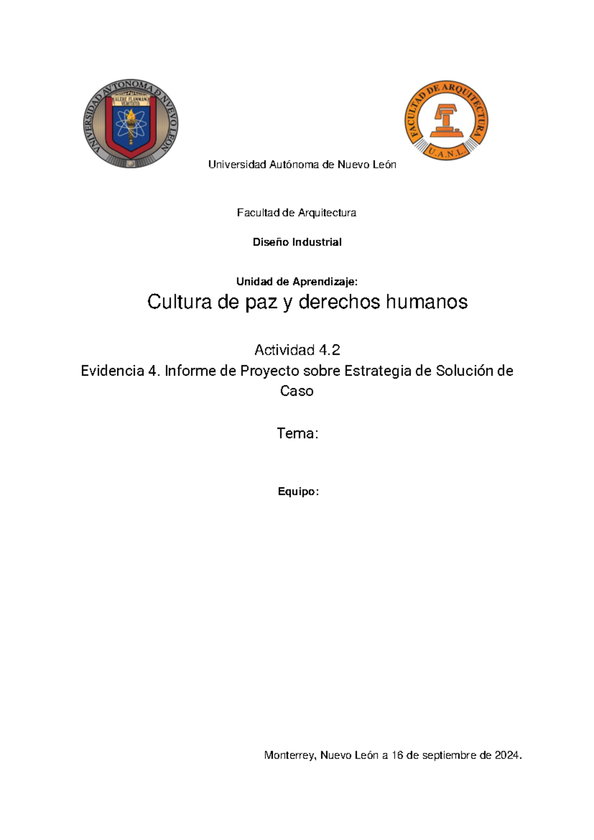 Evidencia 4 - Universidad Autónoma de Nuevo León Facultad de ...