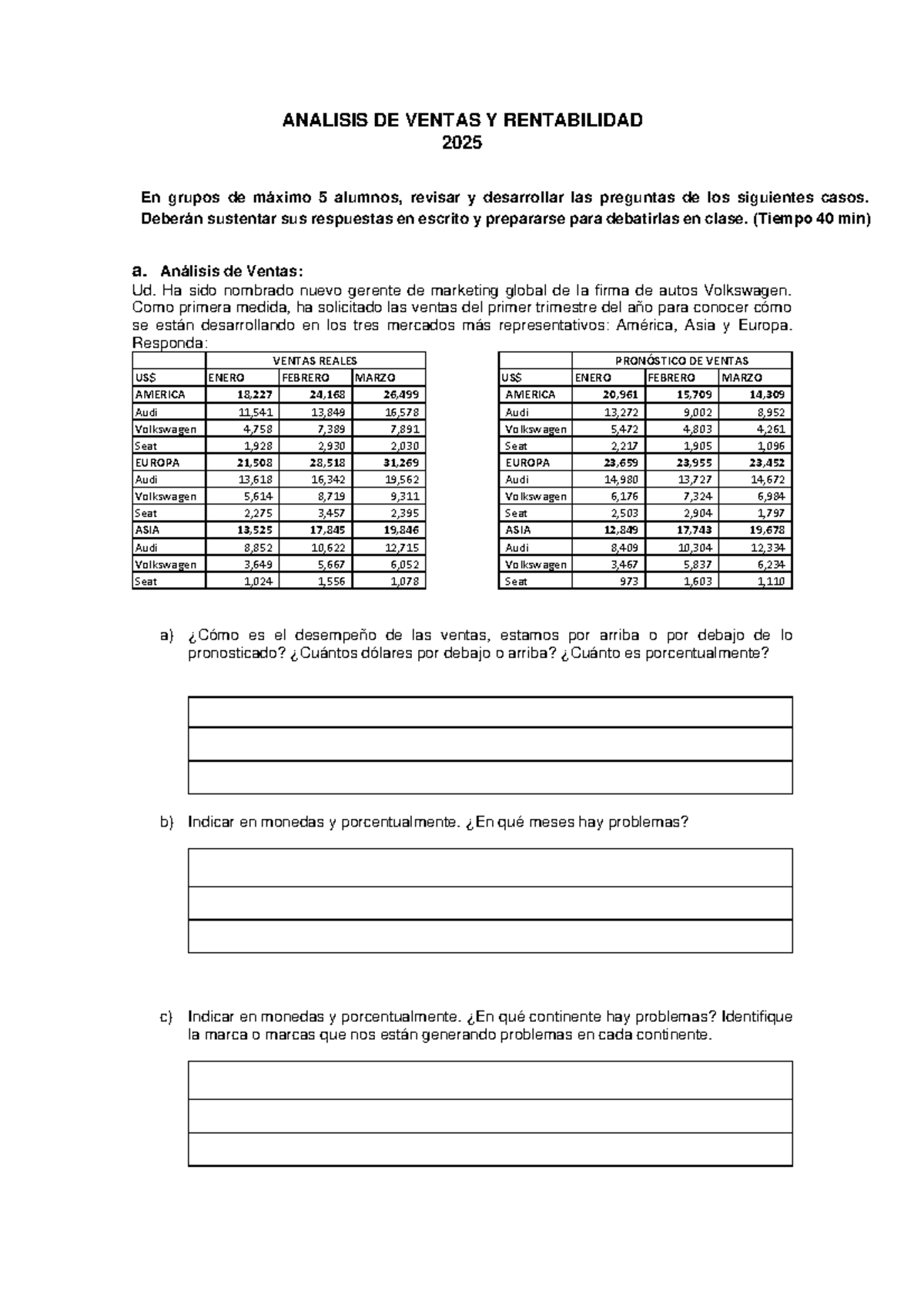 S11 Dinámica Grupal: Análisis de Ventas y Rentabilidad 2025 - Studocu