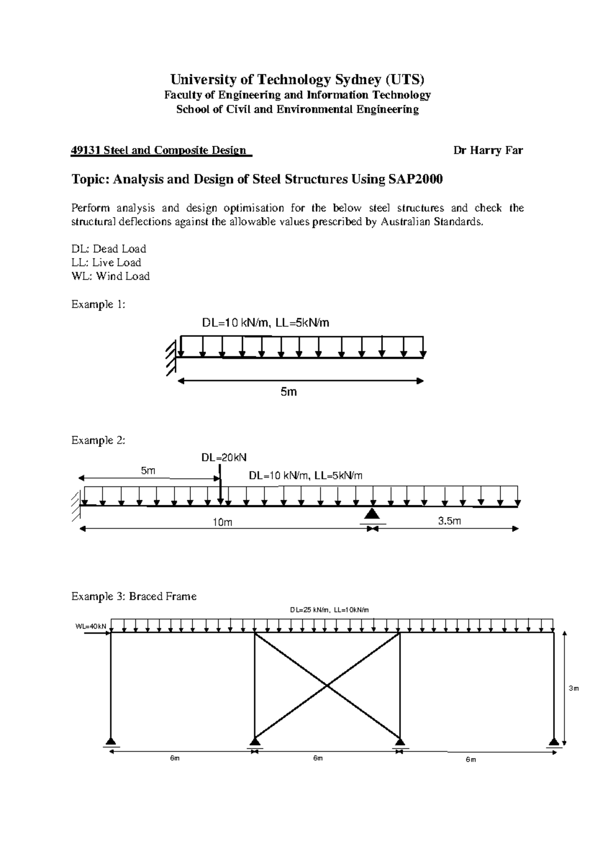 Computer Lab Examples- Analysis and Design of Steel Structures Using ...