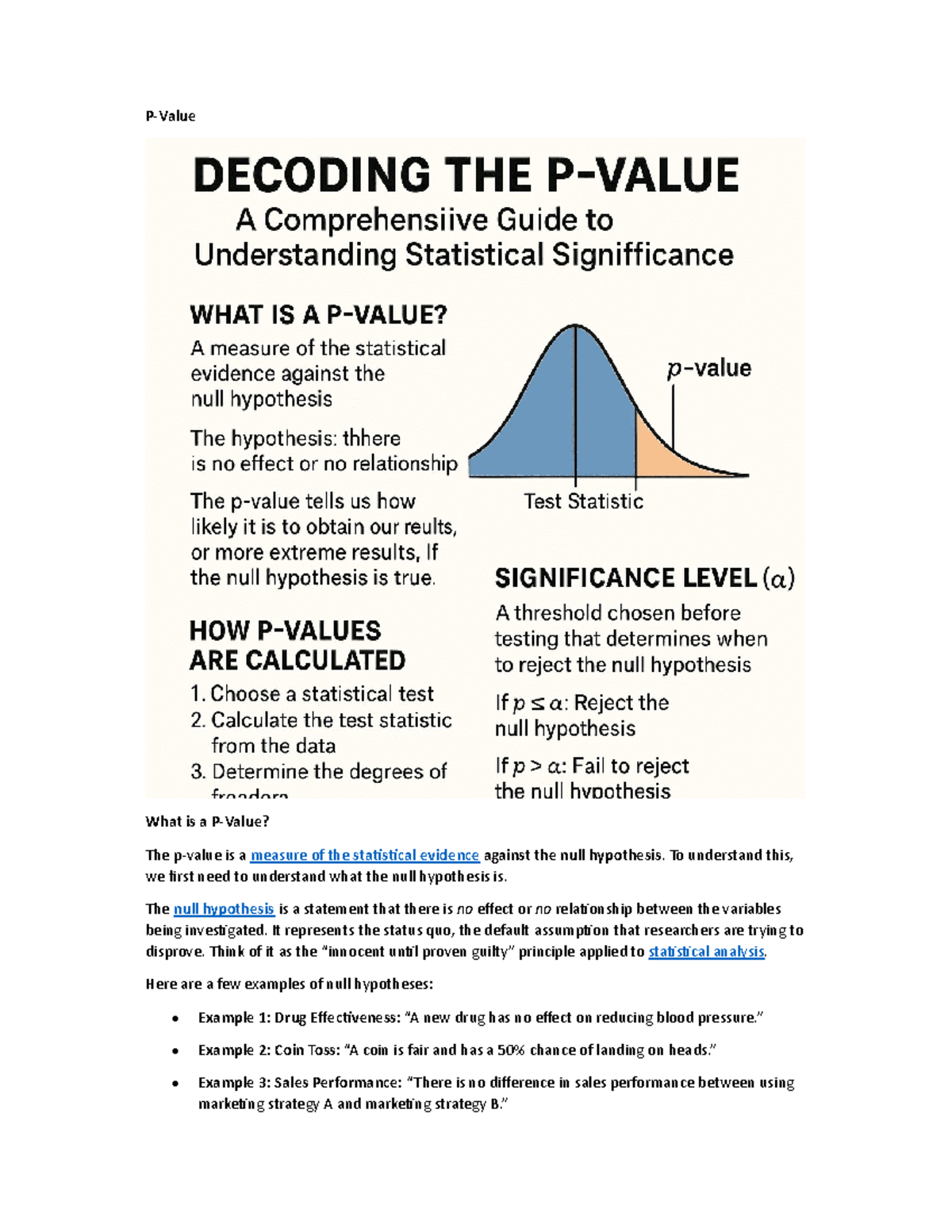 Unit 3 Notes: Understanding Statistical Tests in AIML Honors Comp Stats ...
