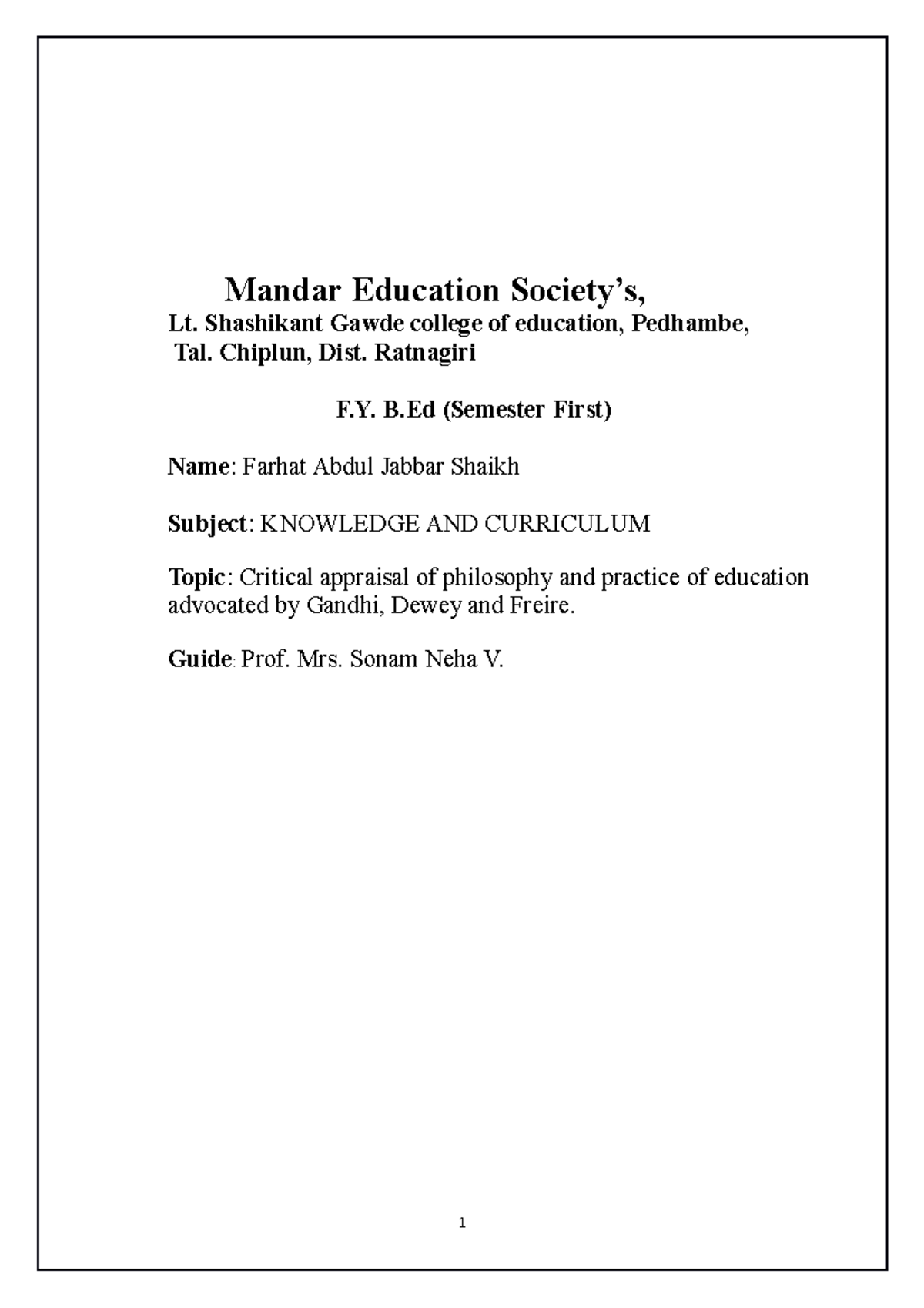 Mandar Education Consultants - Art Education