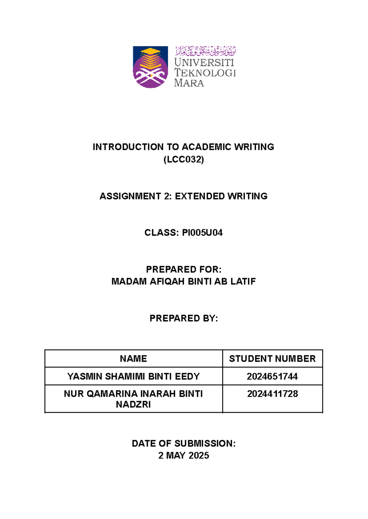 LCC032 Extended Writing Assignment: The Debate on Single-Gender ...