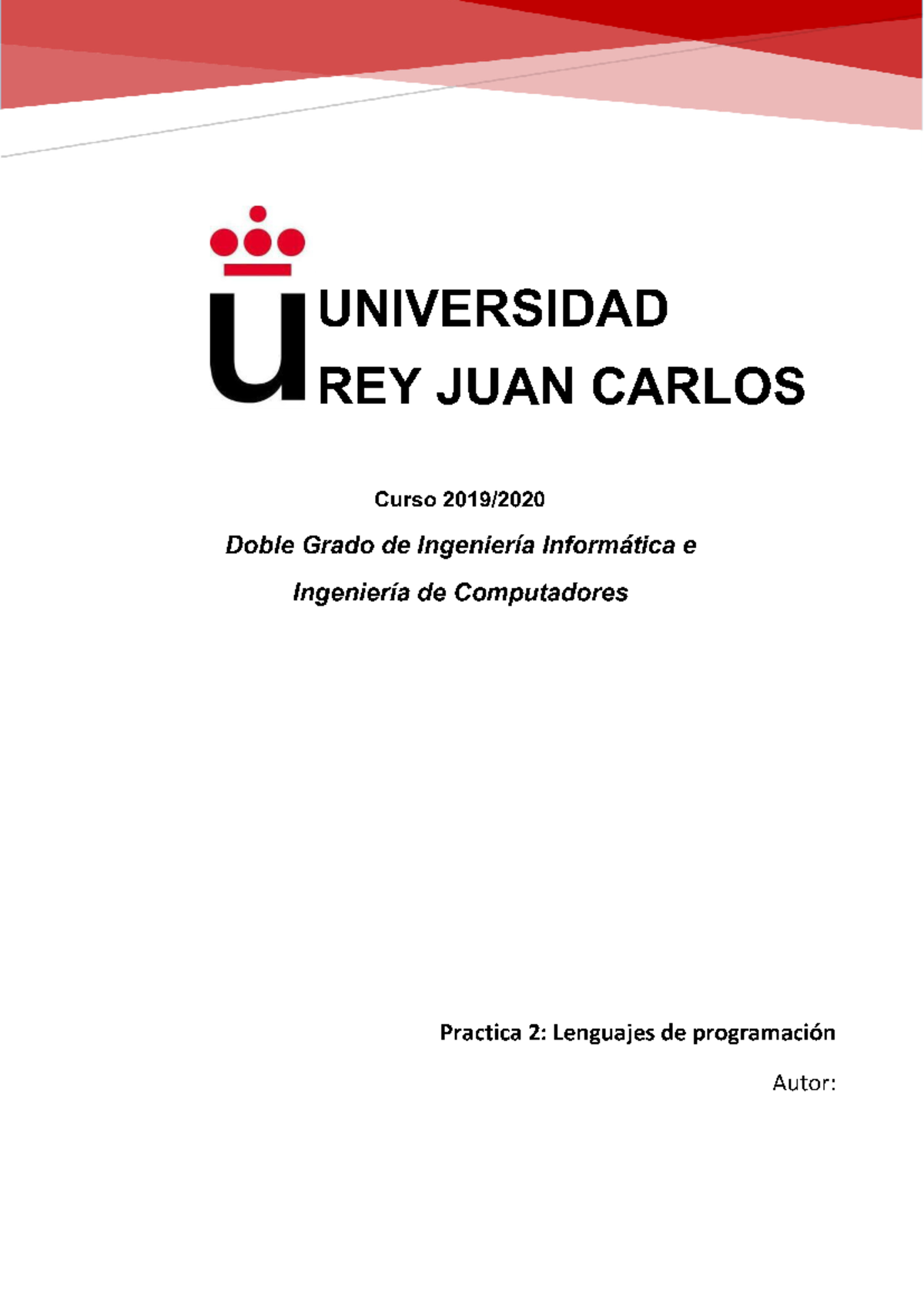 Práctica 2 sobre python - Lenguajes de programación - Studocu