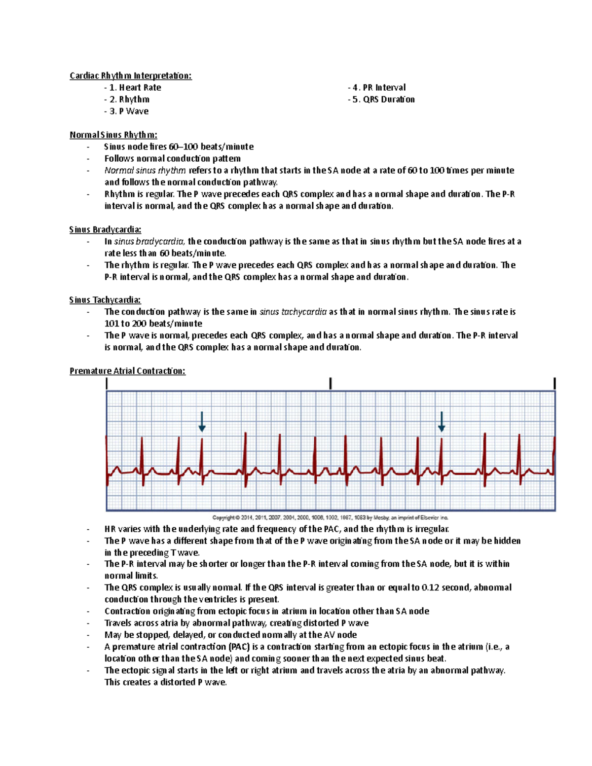 Cardiac Rhythm Interpretation: Understanding Key Dysrhythmias and Their ...