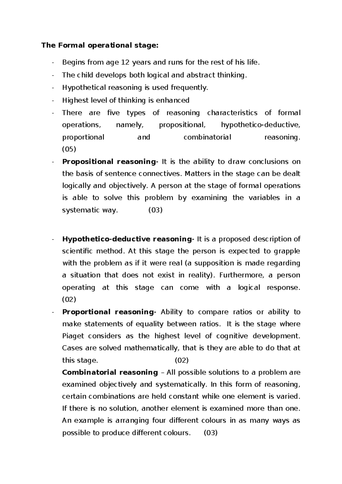 Educational Implications of Piaget's Cognitive Development Theory (EDU ...