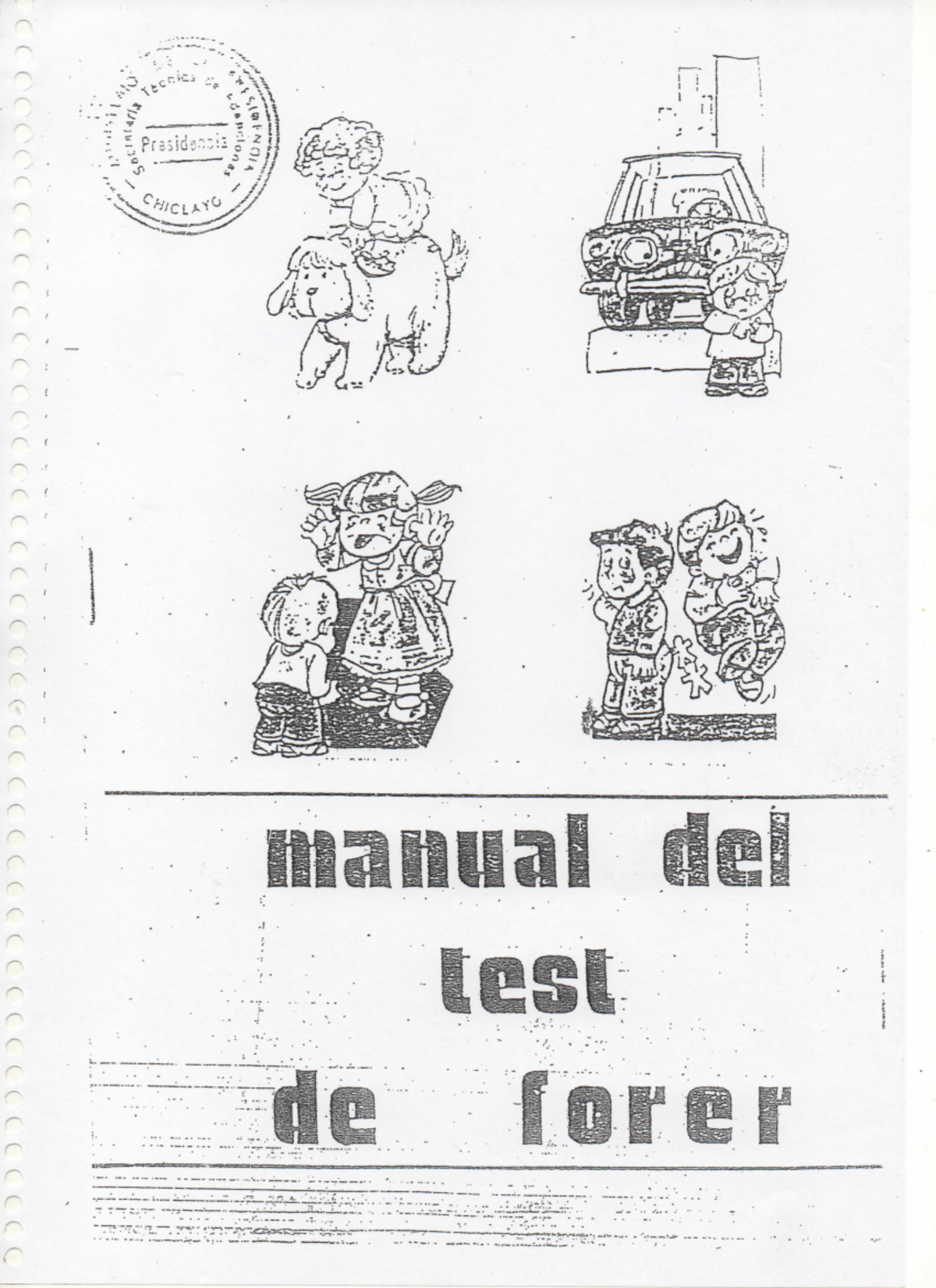 Test de Completamiento de Frases Estructuradas de Forer - Document Preview