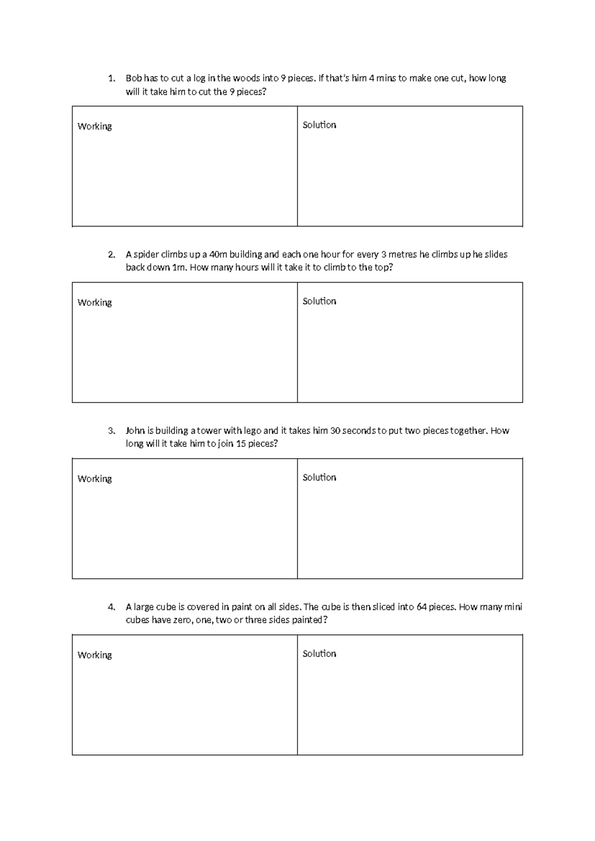 Maths Problem Solutions and Working Steps - Studocu