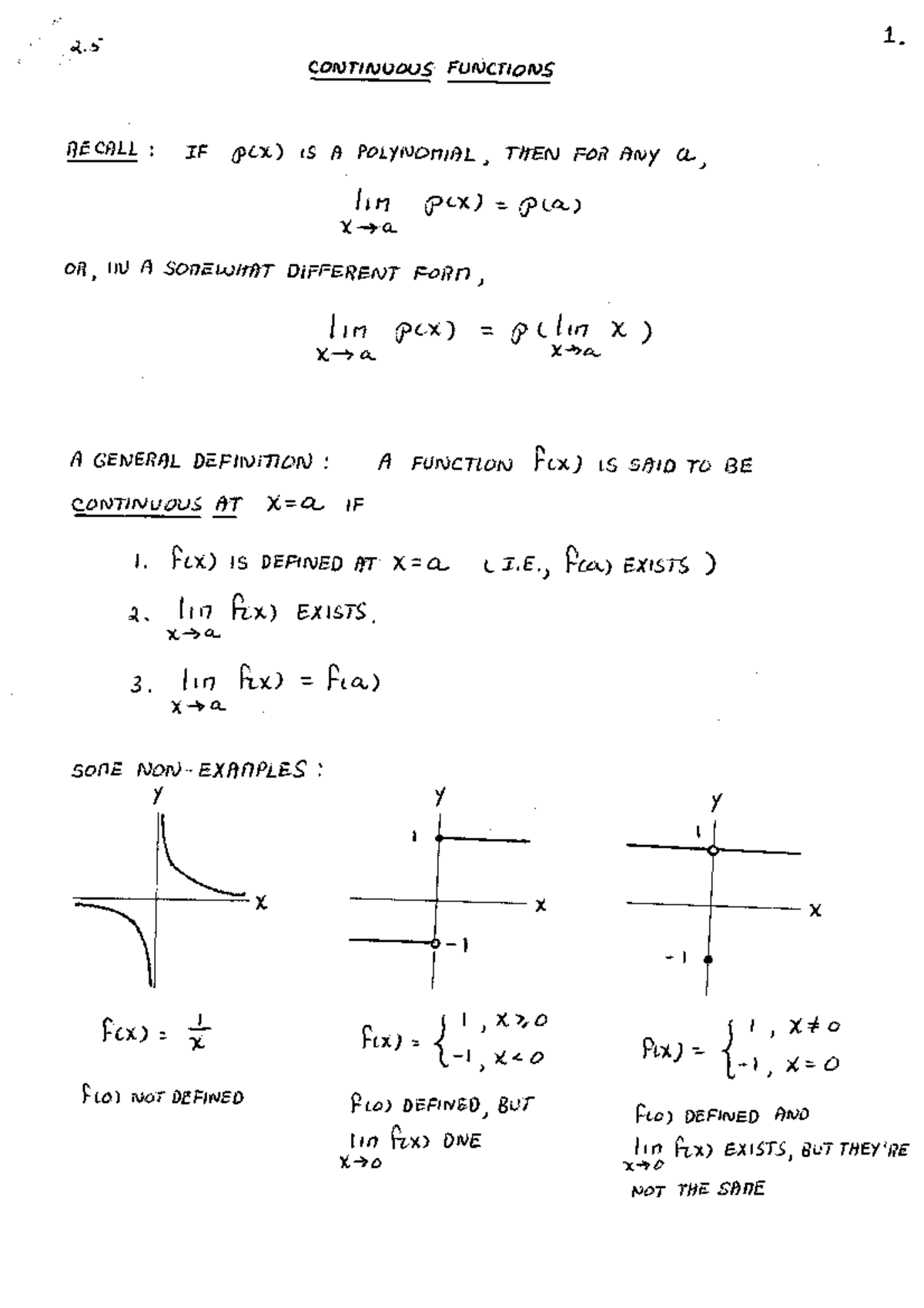 6-Continuous Functions: Key Concepts and Definitions (EAD046043) - Studocu
