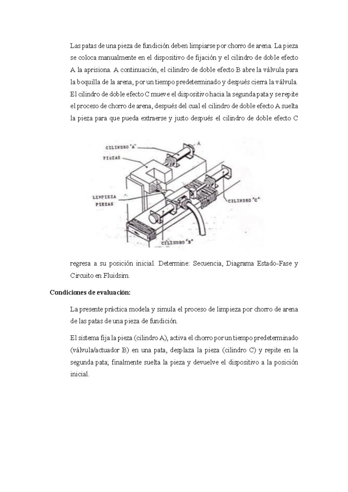 Ejemplo de Práctica: Simulación de Limpieza por Chorro de Arena en Fluidsim - Document Preview