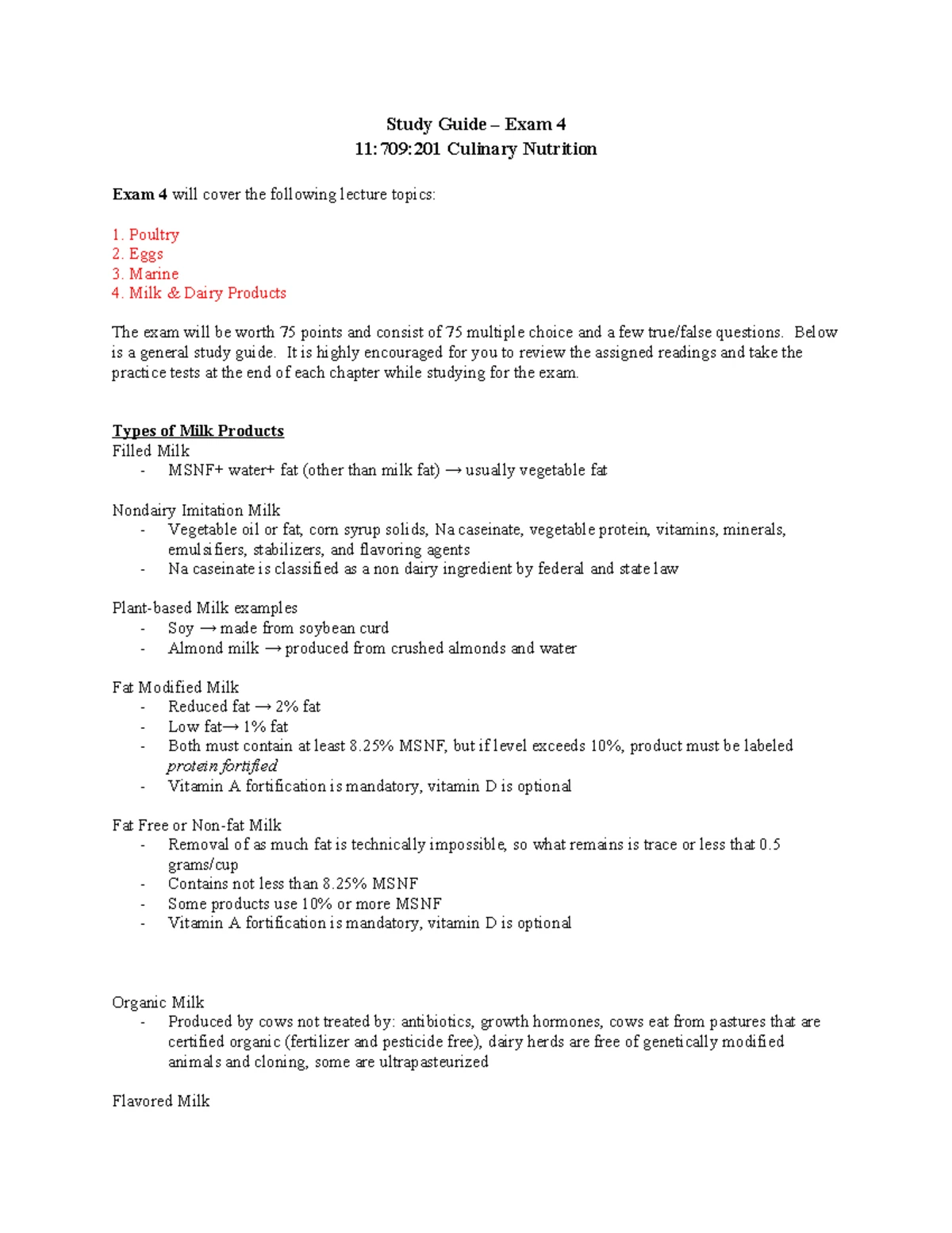 Food Additive Assignment Overview for Culinary Nutrition (709:201 ...