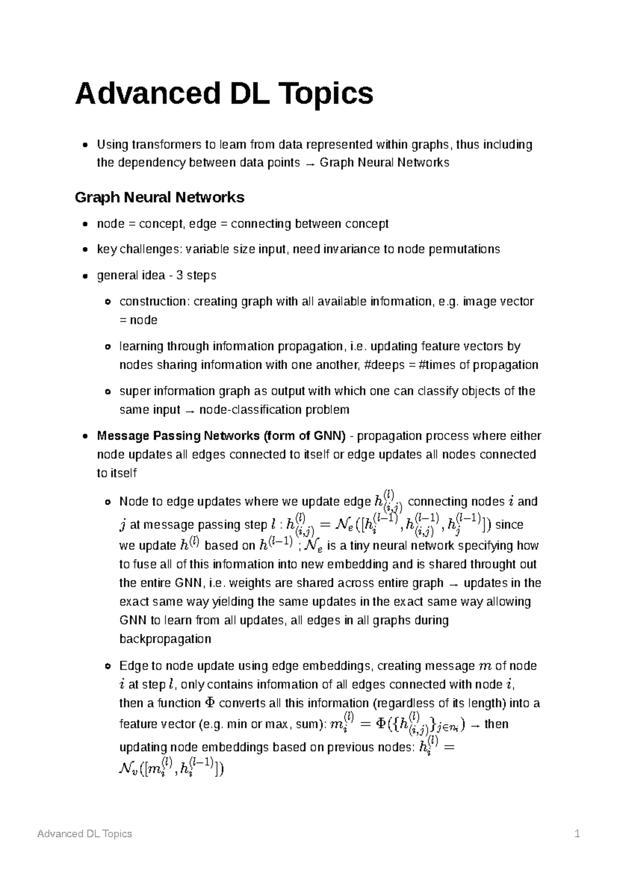 L8 Advanced DL Topics - Advanced DL Topics Using transformers to learn ...