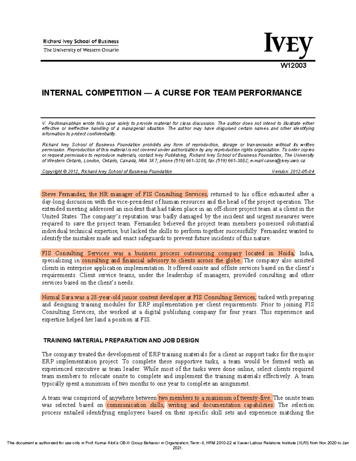 W12003-PDF-ENG - Internal Competition Dilemmas in Team Performance ...